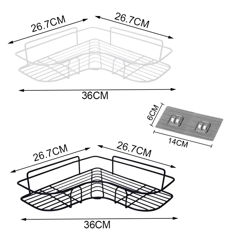 Stainless Steel Bathroom Corner Shelf